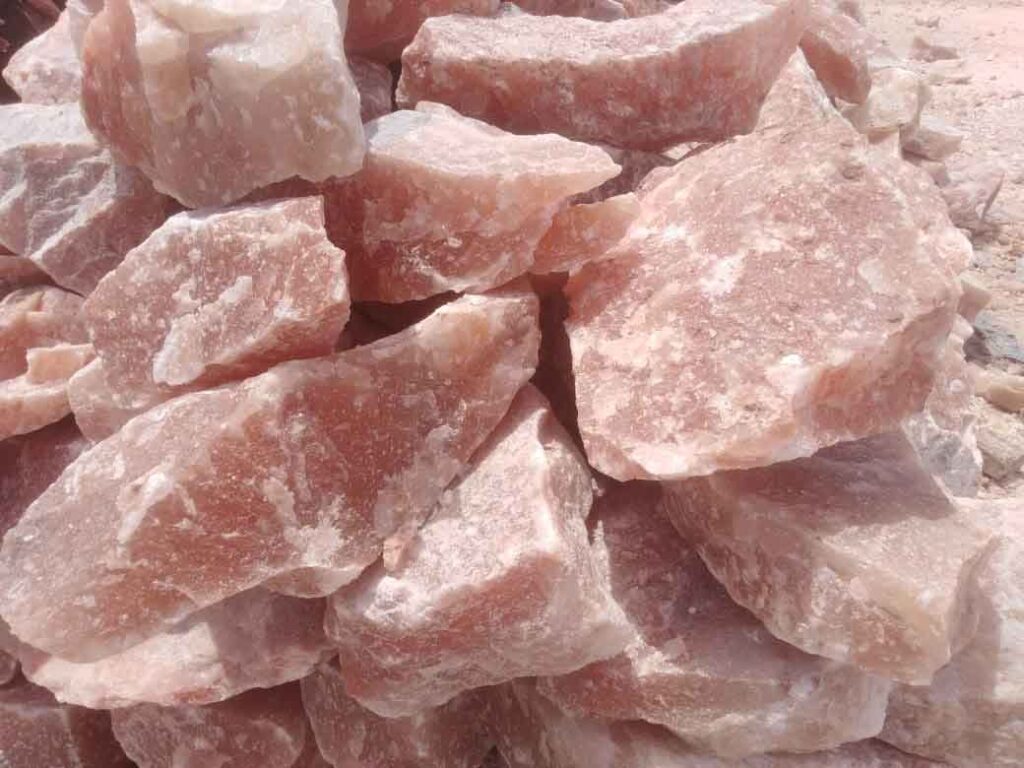 Salt mining in Pakistan